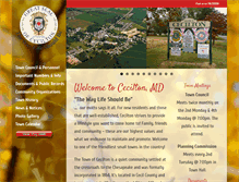Tablet Screenshot of ceciltonmd.gov